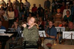 Ellington, Sacred Concert 2007, Generalprobe mit Annette Kienzle